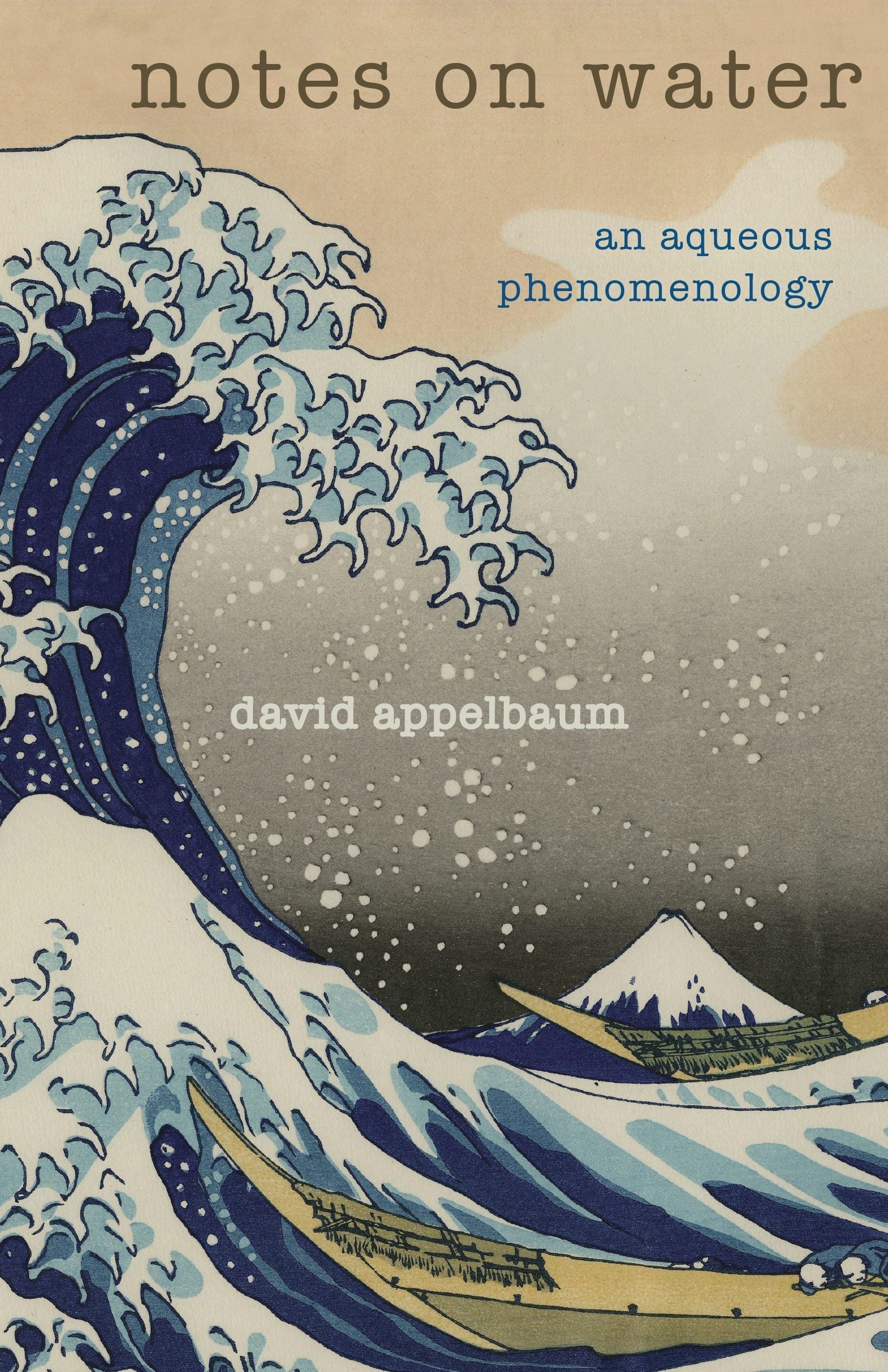 Book cover image for Notes on Water ISBN: 9781939681812